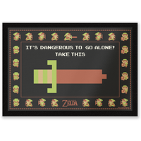 It's Dangerous To Go Alone Entrance Mat
It's Dangerous To Go Alone Entrance Mat