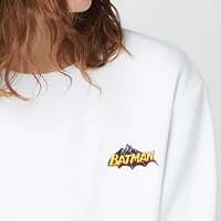 DC Batman Unisex Embroidered Sweatshirt - White - S
DC Batman Unisex Embroidered Sweatshirt - White - S