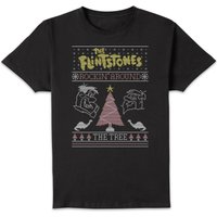 Flintstones Rockin Around The Tree Men's Christmas T-Shirt - Black - L
Flintstones Rockin Around The Tree Men's Christmas T-Shirt - Black - L