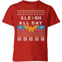 Wonder Woman 'Sleigh All Day Kids' Christmas T-Shirt - Red - 3-4 Years
Wonder Woman 'Sleigh All Day Kids' Christmas T-Shirt - Red - 3-4 Years