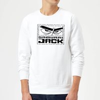 Samurai Jack Stylised Logo Sweatshirt - White - S
Samurai Jack Stylised Logo Sweatshirt - White - S