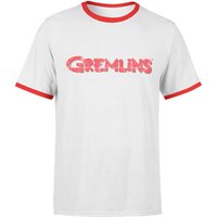 Gremlins Retro Logo T-Shirt - White/Red Ringer - L
Gremlins Retro Logo T-Shirt - White/Red Ringer - L