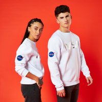 Nasa Metallic Logo Unisex Sweatshirt - White - S
Nasa Metallic Logo Unisex Sweatshirt - White - S