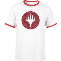 Magic: The Gathering Theros: Beyond Death Planeswalker Symbol Unisex Ringer T-Shirt - White/Red - S
Magic: The Gathering Theros: Beyond Death Planeswalker Symbol Unisex Ringer T-Shirt - White/Red - S