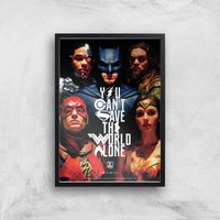 DC Justice League Giclee Art Print - A3 - Black Frame, Multi
DC Justice League Giclee Art Print - A3 - Black Frame, Multi