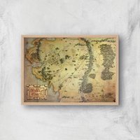 Lord Of The Rings Map Giclee Art Print - A3 - Wooden Frame, Multi
Lord Of The Rings Map Giclee Art Print - A3 - Wooden Frame, Multi