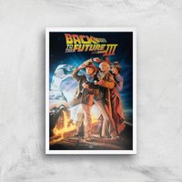 Back To The Future Part 3 Giclee Art Print - A3 - White Frame, Multi
Back To The Future Part 3 Giclee Art Print - A3 - White Frame, Multi