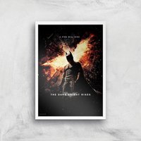 The Dark Knight Rises Giclee Art Print - A3 - White Frame, Multi
The Dark Knight Rises Giclee Art Print - A3 - White Frame, Multi