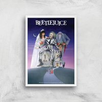 Beetlejuice Giclee Art Print - A4 - White Frame, Multi
Beetlejuice Giclee Art Print - A4 - White Frame, Multi