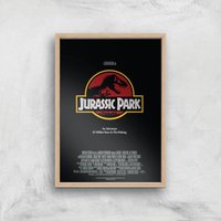 Jurassic Park Giclee Art Print - A4 - Wooden Frame, Multi
Jurassic Park Giclee Art Print - A4 - Wooden Frame, Multi