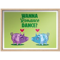 Viva Piñata Wanna Romance Dance Pig Art Print Giclee Art Print - A4 - Wooden Frame, Multi
Viva Piñata Wanna Romance Dance Pig Art Print Giclee Art Print - A4 - Wooden Frame, Multi