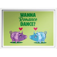 Viva Piñata Wanna Romance Dance Pig Art Print Giclee Art Print - A4 - White Frame, Multi
Viva Piñata Wanna Romance Dance Pig Art Print Giclee Art Print - A4 - White Frame, Multi