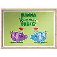 Viva Piñata Wanna Romance Dance Pig Art Print Giclee Art Print - A3 - Wooden Frame, Multi
Viva Piñata Wanna Romance Dance Pig Art Print Giclee Art Print - A3 - Wooden Frame, Multi
