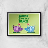 Viva Piñata Wanna Romance Dance Pig Art Print Giclee Art Print - A2 - Black Frame, Multi
Viva Piñata Wanna Romance Dance Pig Art Print Giclee Art Print - A2 - Black Frame, Multi