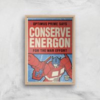 Transformers Conserve Energon Poster Art Print - A3 - Wooden Frame, Multi
Transformers Conserve Energon Poster Art Print - A3 - Wooden Frame, Multi