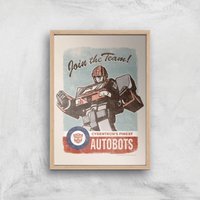 Transformers Join The Team Art Print - A4 - Wooden Frame, Multi
Transformers Join The Team Art Print - A4 - Wooden Frame, Multi