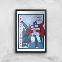 Transformers One Shall Stand Poster Art Print - A3 - Black Frame, Multi
Transformers One Shall Stand Poster Art Print - A3 - Black Frame, Multi