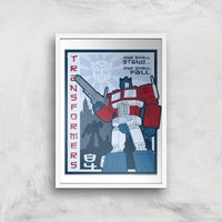 Transformers One Shall Stand Poster Art Print - A2 - White Frame, Multi
Transformers One Shall Stand Poster Art Print - A2 - White Frame, Multi