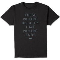 Westworld Violent Delights Men's T-Shirt - Black - L
Westworld Violent Delights Men's T-Shirt - Black - L