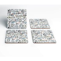 Friends Pattern Square Coaster Set
Friends Pattern Square Coaster Set