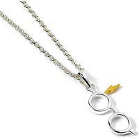 Harry Potter Sterling Silver Glasses and Lightning Bolt Necklace
Harry Potter Sterling Silver Glasses and Lightning Bolt Necklace