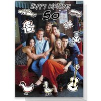 Friends Birthday 50th Greetings Card - Giant Card
Friends Birthday 50th Greetings Card - Giant Card