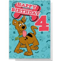 Scooby Doo 4th Birthday Greetings Card - Standard Card
Scooby Doo 4th Birthday Greetings Card - Standard Card