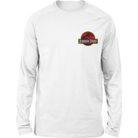 Jurassic Park Logo Embroidered Unisex Long Sleeved T-Shirt - White - L
Jurassic Park Logo Embroidered Unisex Long Sleeved T-Shirt - White - L