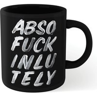 The Motivated Type Absofuckinlutely Mug - Black
The Motivated Type Absofuckinlutely Mug - Black