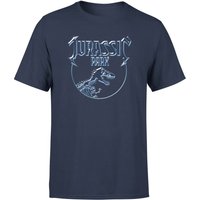 Jurassic Park Logo Metal Men's T-Shirt - Navy - XL
Jurassic Park Logo Metal Men's T-Shirt - Navy - XL