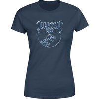 Jurassic Park Logo Metal Women's T-Shirt - Navy - L, Blue
Jurassic Park Logo Metal Women's T-Shirt - Navy - L, Blue