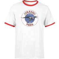 Jurassic Park Jurassic Target Unisex Ringer T-Shirt - White/Red - L
Jurassic Park Jurassic Target Unisex Ringer T-Shirt - White/Red - L