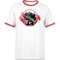 Transformers Earthrise Retro Unisex Ringer T-Shirt - White / Red - L - White
Transformers Earthrise Retro Unisex Ringer T-Shirt - White / Red - L - White