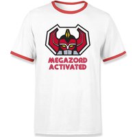 Power Rangers Megazord Activated Unisex T-Shirt - White / Red Ringer - M
Power Rangers Megazord Activated Unisex T-Shirt - White / Red Ringer - M