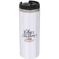 Friends I'd Rather Be Watching Stainless Steel Thermo Travel Mug - Metallic Finish
Friends I'd Rather Be Watching Stainless Steel Thermo Travel Mug - Metallic Finish
