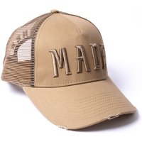 Milliner Almond Distressed Cotton Trucker Made 3D Embroidered, Stone
Milliner Almond Distressed Cotton Trucker Made 3D Embroidered, Stone