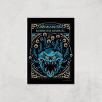 Dungeons & Dragons Monster Manual Giclee Art Print - A4 - Print Only
Dungeons & Dragons Monster Manual Giclee Art Print - A4 - Print Only