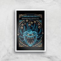 Dungeons & Dragons Monster Manual Giclee Art Print - A2 - White Frame
Dungeons & Dragons Monster Manual Giclee Art Print - A2 - White Frame