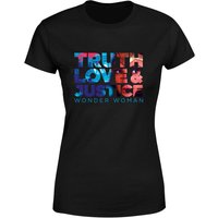 Wonder Woman Truth, Love And Justice Women's T-Shirt - Black - XS
Wonder Woman Truth, Love And Justice Women's T-Shirt - Black - XS