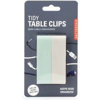 Kikkerland Tidy Table Clips
Kikkerland Tidy Table Clips