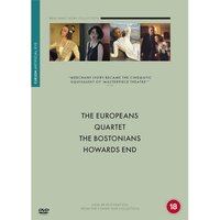 Merchant Ivory Boxset (Quartet / Howard's End / The Bostonians / The Europeans)
Merchant Ivory Boxset (Quartet / Howard's End / The Bostonians / The Europeans)