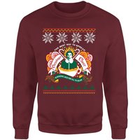 Elf Christmas Cheer Christmas Jumper - Burgundy - M
Elf Christmas Cheer Christmas Jumper - Burgundy - M