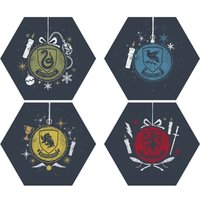 Harry Potter Hogwarts Houses Christmas Hexagonal Coaster Set
Harry Potter Hogwarts Houses Christmas Hexagonal Coaster Set