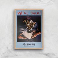 Gremlins We're Back Poster Giclee Art Print - A4 - Wooden Frame, Multi
Gremlins We're Back Poster Giclee Art Print - A4 - Wooden Frame, Multi