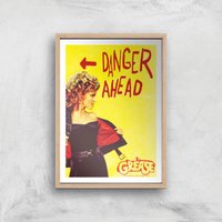 Grease Danger Road Giclee Art Print - A2 - Wooden Frame, Multi
Grease Danger Road Giclee Art Print - A2 - Wooden Frame, Multi