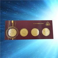 DUST! Star Trek Set of 24k Gold Plated Divisional Medallions - Zavvi Exclusive
DUST! Star Trek Set of 24k Gold Plated Divisional Medallions - Zavvi Exclusive