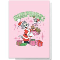Tom And Jerry Surprise! Greetings Card - Standard Card
Tom And Jerry Surprise! Greetings Card - Standard Card