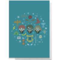 Harry Potter Trio Wreath Greetings Card - Standard Card
Harry Potter Trio Wreath Greetings Card - Standard Card