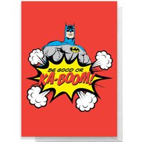 Batman Be Good Or Ka-Boom! Greetings Card - Giant Card
Batman Be Good Or Ka-Boom! Greetings Card - Giant Card