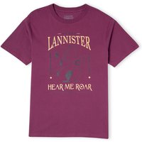 Game of Thrones House Lannister Men's T-Shirt - Burgundy - M
Game of Thrones House Lannister Men's T-Shirt - Burgundy - M